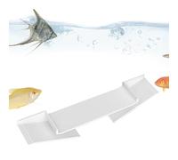 Tunnel d'aquarium, Grotte de crevettes - peaux de crevettes pour Aquarium | Tunnel d'observation du Tube de Poisson | ABS Grand Coin Triangle Curve Hole Conception de Pet Reptile Aquatic Terrarium