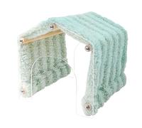 tunnel, decoration made of soft plush for the habitat house, small animal habitat with removable door, for hedgehog, chinchilla and rabbits for resting, playing and sleeping indoors