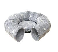 Tunnel for Cats with Bed | Indoor Tunnel Game for Cats | Glow in the Dark Pillow for Pets Foldable for Small Medium Large Breeds House Balcony Apartment