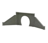 Peco Tunnel Mouth & Walls Stone Type Single Track