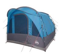 Tunnel Tent 3 Person Blue Waterproof with 2 Entrances, Breathable Mosquito Net, Lightweight Poles, Ideal for Camping, Trekking, Outdoor Festivals and Nature Experiences