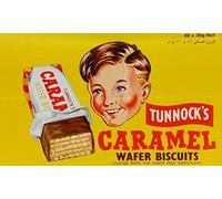 Tunnock Milk Chocolate Coated Caramel Wafer Biscuits 30 g (Pack of 48)