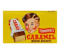 Tunnock Milk Chocolate Coated Caramel Wafer Biscuits 30 g (Pack of 48)