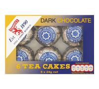 Tunnock's Dark Chocolate Teacakes 6 Pack 144G