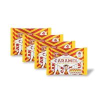 Tunnock's Milk Chocolate Caramel Wafer Biscuits - 16 Individually Wrapped Treats, Irresistible Wafer & Caramel Delight, Vegetarian-Friendly - 4 Pack (4 x 30g)