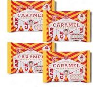 Tunnock's Milk Chocolate Caramel Wafer Biscuits - 4 Pack (4 x 30g) - 16 Individually Wrapped Bars - Crispy Wafer, Chewy Caramel, Real Milk Chocolate - Suitable for Vegetarians
