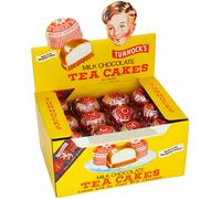 Tunnock's Real Milk Chocolate Tea Cakes 24 g - Marshmallow Center, Biscuit Base, Enrobed in Real Milk Chocolate