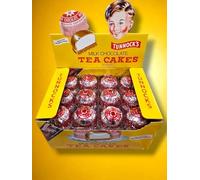 Tunnock's Real Milk Chocolate Tea Cakes - 36 x 24g | Marshmallow Biscuit Treats | Individually Wrapped | Suitable for Vegetarians | Party & Birthday Snack Box