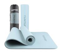 Tunturi 8mm Thick Non-Slip Yoga Mat - Universal Exercise Mat - Light Blue