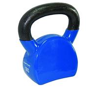 Tunturi Cast Iron Kettlebell with Vinyl Coloured Kettlebell 4kg 6kg 8kg 10kg 12kg 14kg 16kg