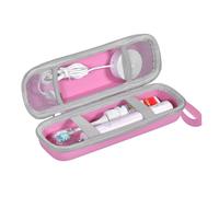 TUNYINSH Travel Case for Pro 1000 1500 5000 7000 7500/ Philips Sonicare 4100 5100 1100 6100 5300 Electric Toothbrush Portable Hard Shell Travel Bag, pink, Toothbrush case