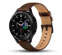 Tuocal 22mm Genuine Leather Straps Compatible with Samsung Galaxy Watch 3 45mm / Watch 46mm Strap Men Women, Soft Breathable Replacement Band for Huawei Watch GT 3 46mm / 3 Pro/GT 2 / Gear S3