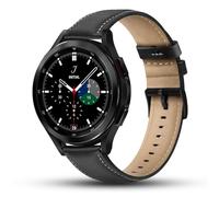 Tuocal 22mm Genuine Leather Straps Compatible with Samsung Galaxy Watch 3 45mm / Watch 46mm Strap Men Women, Soft Breathable Replacement Band for Huawei Watch GT 3 46mm / 3 Pro/GT 2 / Gear S3