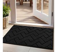 Tuocal Door Mats Indoor, 60 x 90 cm Dirt Trapping Door Mat Non-Slip Low Profile Doormats Machine Washable Super Absorbent Entry Rug for Entryway Front Door, Back Door, Muddy Shoes and Paws