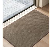 Tuocal Doormat 60 x 90 cm, Non-Slip Machine Washable Dirt Trapper Mat, Thin Carpet Living Room Entrance Rug, Indoor and Outdoor Door Mat, Absorbent Door Mat for Entrance, Hallway, Front Door