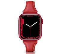Tuocal Genuine Leather Strap Compatible with Apple Watch 38 mm 40 mm 41 mm 42 mm (Series 10), Soft Elegant Leather Replacement for iWatch Series 10 9 8 7 6 5 4 3 2 1 SE Sports Edition Women