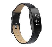 Tuocal Genuine Leather Strap - Compatible with Fitbit Inspire HR & 2; Women & Men Sport Wristband