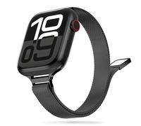 Tuocal Magnetic Metal Strap Compatible with Apple Watch Strap 38 mm 40 mm 41 mm 42 mm 44 mm 45 mm 46 mm 49 mm Thin Milanese Strap for Apple Watch Series 10 9 8 7 6 5 4, 44 mm 45 mm 46 mm 49 mm