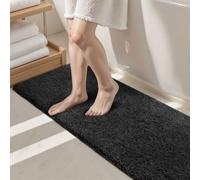 Tuocal Microfiber Thickened Bath Mat, Non Slip Super Absorbent Ultra Soft Bathroom Mat, Machine Washable Quick Dry Bath Rug Foot Mat For Bathroom, 50 x 120 cm