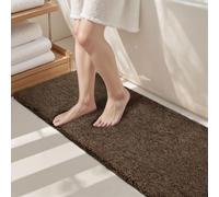 Tuocal Microfiber Thickened Bath Mat, Non Slip Super Absorbent Ultra Soft Bathroom Mat, Machine Washable Quick Dry Bath Rug Foot Mat For Bathroom, 50 x 120 cm
