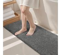Tuocal Microfiber Thickened Bath Mat, Non Slip Super Absorbent Ultra Soft Bathroom Mat, Machine Washable Quick Dry Bath Rug Foot Mat For Bathroom, 50 x 120 cm
