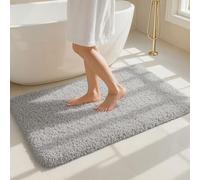 Tuocal Microfiber Thickened Bath Mat, Non Slip Super Absorbent Ultra Soft Bathroom Mat, Machine Washable Quick Dry Bath Rug Foot Mat For Bathroom, 50 x 80 cm