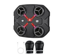 Tuocal Music Boxing Machine with Boxing Gloves, Bluetooth Smart Music Boxing Machine Wall Mounted, 3 Speed Modes and Counting Mode Music Punching Boxing Machine For Adults and Children Safe Exercise