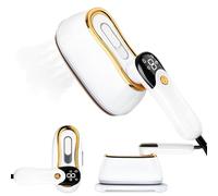 Tuocal Travel Iron Portable Clothes Steamer, 1200W LCD Screen 9S Fast Heat-up Garments Wrinkles Remover Steamer 180° Rotatable Handle 4 Steam Levels 180ML Water Tank for Travel Home Office