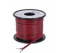 TUOFENG 22 Gauge PVC Electrical Wire 0.32mm²30 Meter Reel 2 Pin Extension Cable 12V/24V DC Cable Wire for Single LED Strip Light