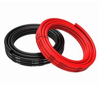TUOFENG 8 Gauge Wire Silicone Wires 20 Feet -8awg Power Cable, Battery Cable [10 ft Black and 10 ft Red] 1650 Strands Stranded Wire of Tinned Copper Wire