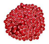 Tuokay Plug in Fairy Lights with Memory Function, 23m 200 LED 8 Modes Red | Super Bright, IP44 Waterproof, Decorative Indoor String Lights for Tree Gazebo Patio Lawn Yard Ornament
