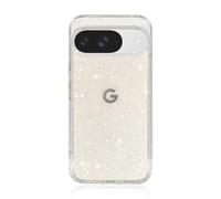 Tuokiou for Google Pixel 9/9 Pro Case Clear,Compatible with MagSafe,Luxury Crystal Glitter Bling Sparkly Girly Protective Phone Case for Women Anti-Yellowing Shockproof Hard Cover Case(Clear)