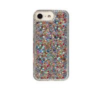 Tuokiou for iPhone 16e Case,Luxury Crystal Diamond Shiny Glitter Phone Case for Women Soft TPU Shockproof Protective Slim Fit Sparkle Bling Cover for iPhone 16e 6.1” (Multicolor, for iPhone 16e)