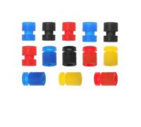 TUOKLNC 10Pcs Soft Silicone Damper Mount Balls for F4 F7 Flight Controller, Anti-Vibration Shock Absorption Rubber for FPV Racing Drone Gimbal Stabilization Parts(Black-4.4x2x6.6mm)