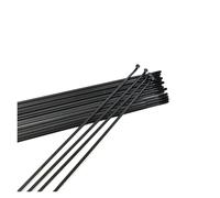 TUOKLNC 12pcs 1423 PSR Aero for Bicycle Spokes, J-Bend 14G 2.0mm High Strength Stainless Steel, for MTB Road Bike Wheel Building, Repair and Replacement(J-Bend 264mm)