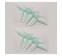 TUOKLNC 2/4Pairs T51366 5x2.8x3 Propellers for RC FPV Drone, 3-Blade 5 Inch Tri-Blade Compatible with 2306 2207 Motors 5mm Mounting Hole Racing Parts(White 4 pairs)