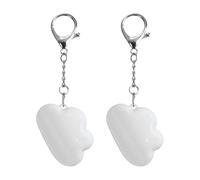 TUOKLNC 2Pcs Touch Sensor Purse Light, Type-C Rechargeable LED Keychain, Cute Bag Organizer & Night for Women, Portable Multi-Use for Ladies(Brown)