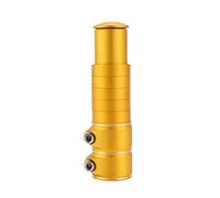 TUOKLNC Adjustable for Bicycle Stem Height Extender 28.6mm for MTB Road Bike, High-Strength Aluminum Alloy Handlebar Riser Adapter, Bike Fork Stem Rise Up Cycling Parts(Yellow Extended)