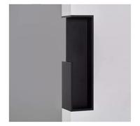 TUOKLNC Embedded Push Pull Hidden Door Handle for Pocket Sliding Doors - Kitchen Cabinet Handle, Invisible Linkage System, Modern Flush Design, Brushed Stainless Steel(White-240MM)