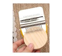 TUOKLNC Hand Tapestry Wood Loom & Darning Machine, 1 Set Complete Weaving Tools with Small Frame for Mending Clothes and Jeans, 2-in-1 Knitting and Repair Loom Kit for Beginners(21hooks)