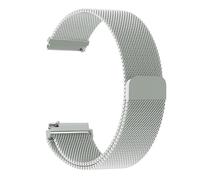 TUOKLNC Milanese Loop Watch Band 20mm 22mm Stainless Steel Magnetic Mesh Strap for Amazfit Bip 6 5 GTS 3 2 GTR 3 Pro 42 47mm Stratos 3(Antique white,20mm watch band)