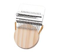 TUOKLNC Small Loom for Beautiful Stitching, Metal DIY Textile Tools & Darning Machine, Handheld Quick Weave Tool for Fun Mending, Portable Repair Loom for Clothes and Socks(14 Hooks)