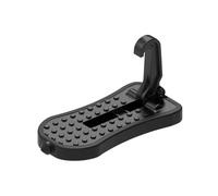 TUOKLNC Universal 2-in-1 Car Door Step & Emergency Tool | Foldable Roof Rack Access Ladder with Latch Hook & Window Breaker | Auxiliary Foot Pedal for Easy SUV, Van, Truck Roof Loading(A Black)
