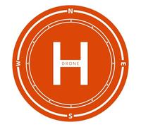 TUOKLNC Universal 40/50/60cm Foldable Felt Drone Landing Cushion | Waterproof Lightweight UAV Fall-off Buffer Pad with High-Visibility Design Drone Accessories(40cm)