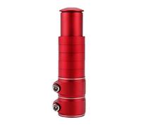 TUOKLNC Universal for Bicycle Handlebar Stem Extension Riser Adapter for MTB Road Bike, 28.6mm Front Stem Riser Replacement Cycling Accessories Parts for Comfort Riding(Red 138mm)