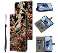 TUOLISG Case for OPPO Find X5 Lite/Reno 7 5G 6.43-Inch phone case,PU Leather Shockproof Wallet Style Case with Kickstand and Magnetic Clasp for OPPO Find X5 Lite/Reno 7 5G,Skylark