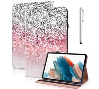 TUOLISG Case for Samsung Galaxy Tab S10 FE+/S10 FE Plus 13.1-Inch 2025,PU Leather Flip Cover with Stand Functional Card Slot and Elasticized Closure,Gradation