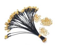TUOLNK 5PCS IPX to SMA Female Antenna Extension Cables 50ohm Low Loss,15cm