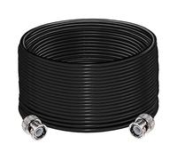 TUOLNK BNC Extension Cable - Male to Male RG58 Low Loss 50 ohm Coaxial Cable 65.6ft/20M for HAM and CB Radio WiFi Antenna