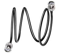TUOLNK BNC Extension Cable RG58 BNC Male to BNC Male Jumper Low Loss 50 ohm CB Radio Coax Cable 3.3ft(1M) BNC Wifi Antenna Coaxial Cable for Two Way Radio Walkie Talkie